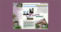 Desktop Screenshot of ferienhaus-waldhaus.oberlausitz.de