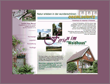 Tablet Screenshot of ferienhaus-waldhaus.oberlausitz.de